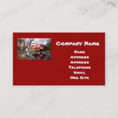 屋根付橋の名刺 名刺 (裏面)