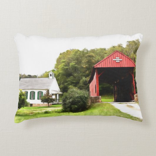 屋根付橋 アクセントクッション (正面)