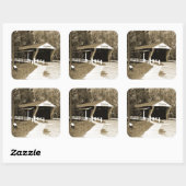 屋根付橋 スクエアシール (シート)