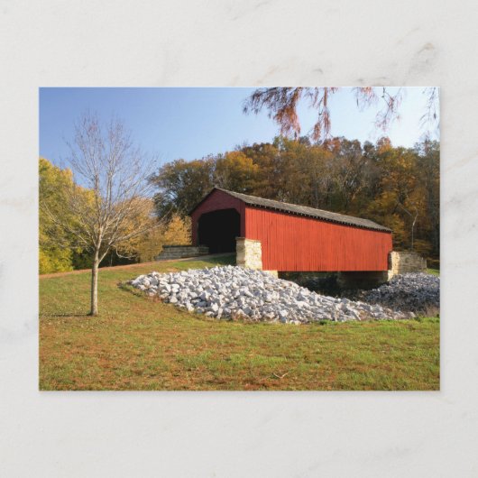 屋根付橋 ポストカード (正面)
