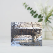 屋根付橋 ポストカード (スタンド正面)