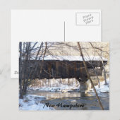 屋根付橋 ポストカード (正面/裏面)