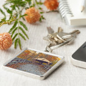 "屋根付橋WILDWOOD地下鉄公園、トレド、オハイオ州" キーホルダー (側面)