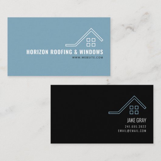 屋根会社名刺 名刺 (正面/裏面)