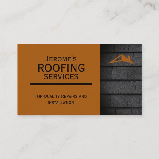 屋根会社 名刺 (正面)