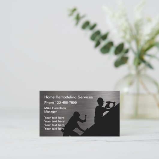 屋根及び建築金属 名刺 (スタンド正面)