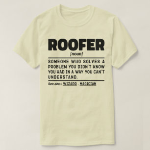 屋根名詞定義屋根請負業者クールパパ Tシャツ