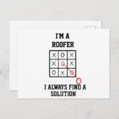 屋根屋です いつだって解決策を見つける ポストカード (正面/裏面)
