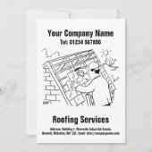 屋根屋と屋根サービス漫画のデザインカード シーズンカード (正面)