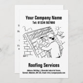 屋根屋と屋根サービス漫画のデザインカード シーズンカード (正面/裏面)