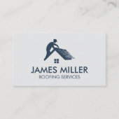 屋根屋根清掃補修建築樋 名刺 (正面)