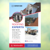 屋根工事サービス オーダーメイド ウィンドウサイン (シート3)