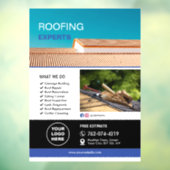 屋根工事サービス オーダーメイド ウィンドウサイン (シート3)