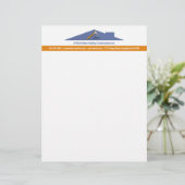 屋根工事会社レター헤드 レターヘッド (スタンド正面)