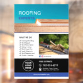 屋根工事 オーダーメイド ウィンドウサイン (シート2)