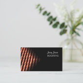 屋根工事、写真名刺 名刺 (スタンド正面)