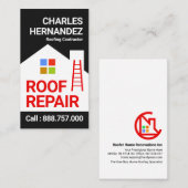 屋根建物シルエット屋根 名刺 (正面/裏面)