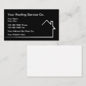 屋根建築サービス名刺 名刺 (正面/裏面)