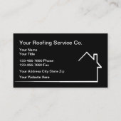 屋根建築サービス名刺 名刺 (正面)