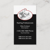 屋根建築サービス 名刺 (正面)