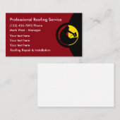 屋根建築モダンユニーク名刺 名刺 (正面/裏面)