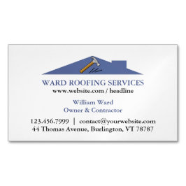 屋根建築 マグネット名刺