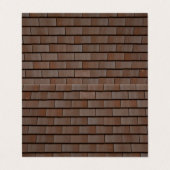 屋根折り畳みビジネスカード 名刺 (外部フラット)