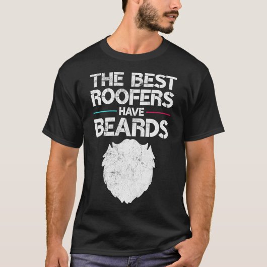 屋根最高の屋があごおもしろい屋根 Tシャツ (正面)