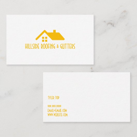 屋根樋窓建築名刺 名刺 (正面/裏面)