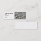 屋根瓦 スキニー名刺 (正面/裏面)