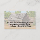 屋根用名刺 名刺 (裏面)