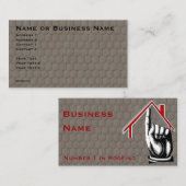 屋根番号1名刺 名刺 (正面/裏面)