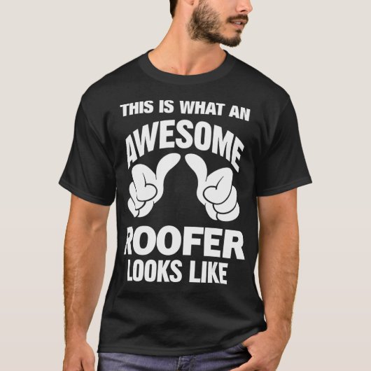 屋根素晴らしはおもしろい Tシャツ (正面)