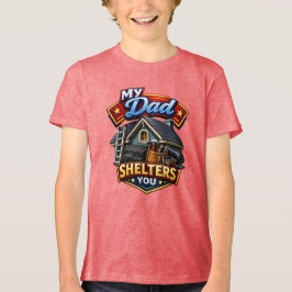 屋根職人/住宅建築業者 トライブレンドTシャツ