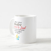 屋根職人 名前入りギフト コーヒーマグカップ (正面左)