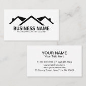 屋根葺き屋根 名刺 (正面/裏面)