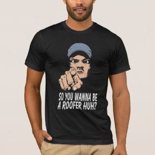 屋根葺き職人のTシャツ Tシャツ