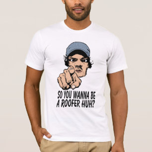 屋根葺き職人のTシャツ Tシャツ