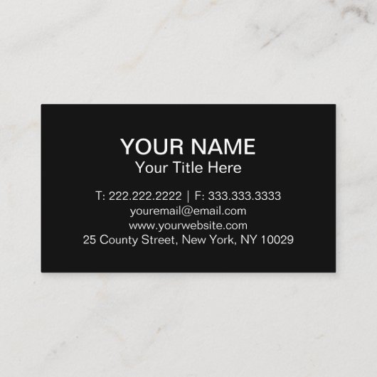 屋根葺き 名刺 (裏面)