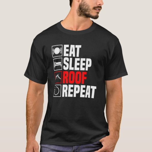 屋根葺き Tシャツ (正面)