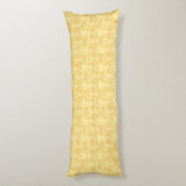 屋根裏の宝物 – 赤いバラon黄ストライプ色 ボディピロー (裏面 (縦))