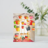 屋根裏の猫 ポストカード (スタンド正面)