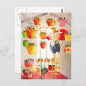 屋根裏の猫 ポストカード (正面/裏面)