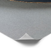 屋根裏の赤姿カップのインテリア ポスター (角)