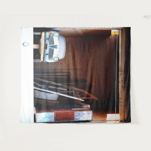 屋根裏の車 タペストリー (正面(横))