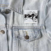 屋根裏はビリーで子供1880年を持って来ます 缶バッジ (インサイチュ)