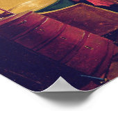 屋根裏インテリア ポスター (角)