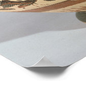 屋根裏コリント海綿質 ポスター (角)