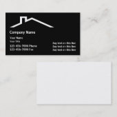 屋根記号名刺の改装 名刺 (正面/裏面)