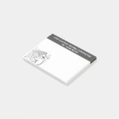 屋根請負業者の漫画のテーマをカスタマイズ ポストイット (アングル)